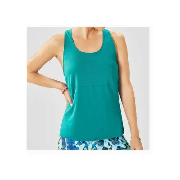 FABLETICS Reese Mesh Panel Racerback Tank (1077)🧘 - Picture 2 of 8